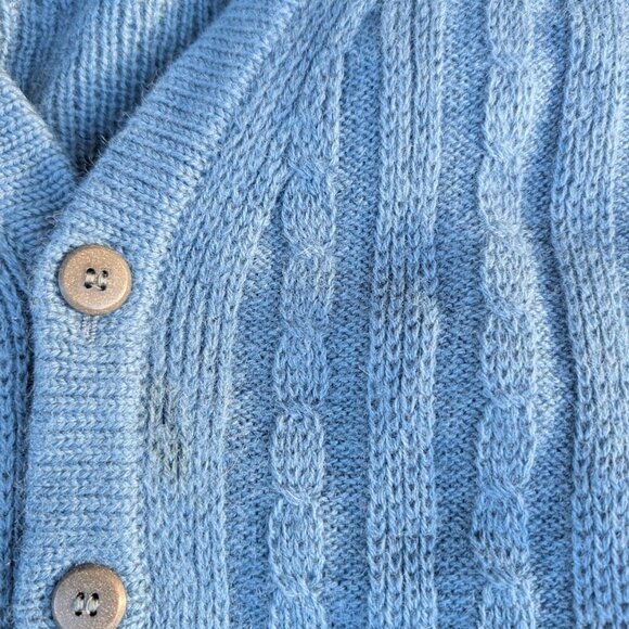 Vintage Hudson Bay Company Made In Italy Wool Cardigan Size XL - Picture 5 of 9